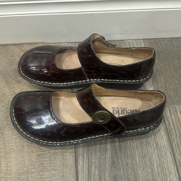 Algeria Pal- 407 cheetah leopard print Mary Jane shoes size size 39 - Picture 1 of 11